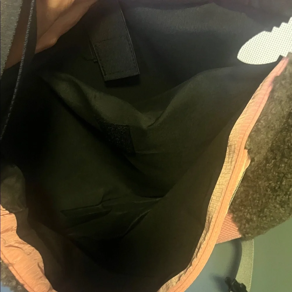 NWT Free People Movement Playoff Sherpa Messenger Bag - pink/coral